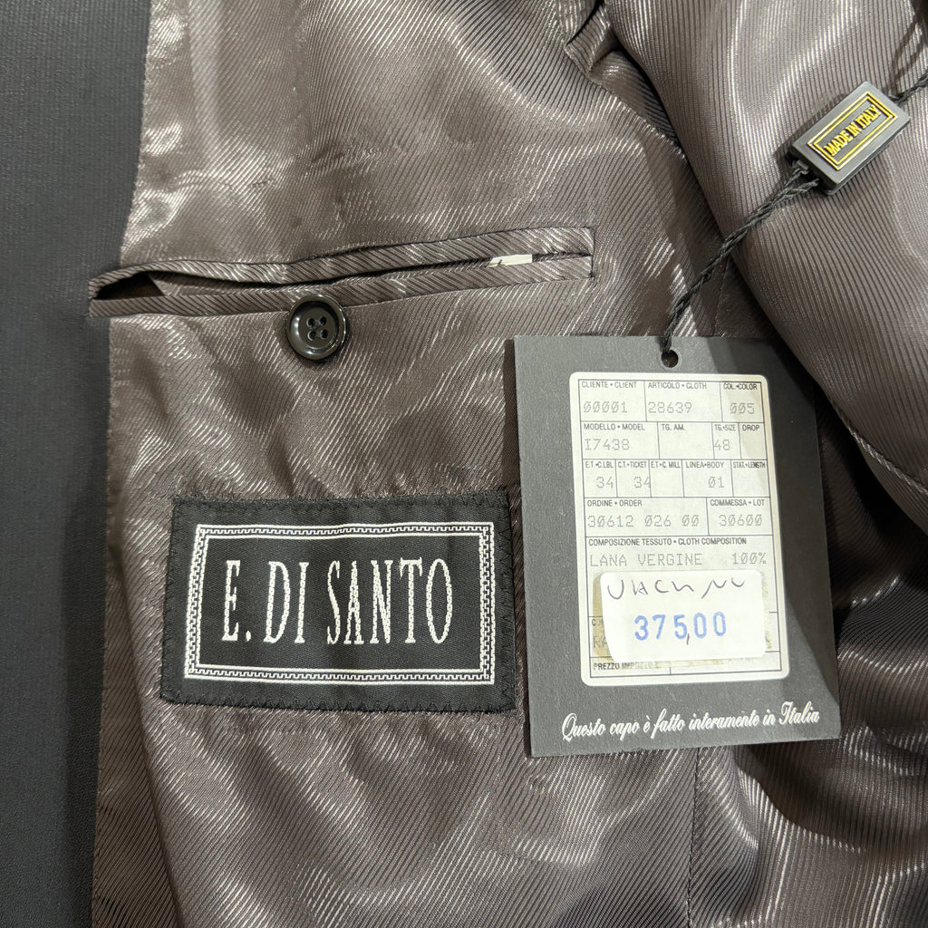 Completo Giacca e Pantalone nero elegante con riga verticale | E. Di Santo