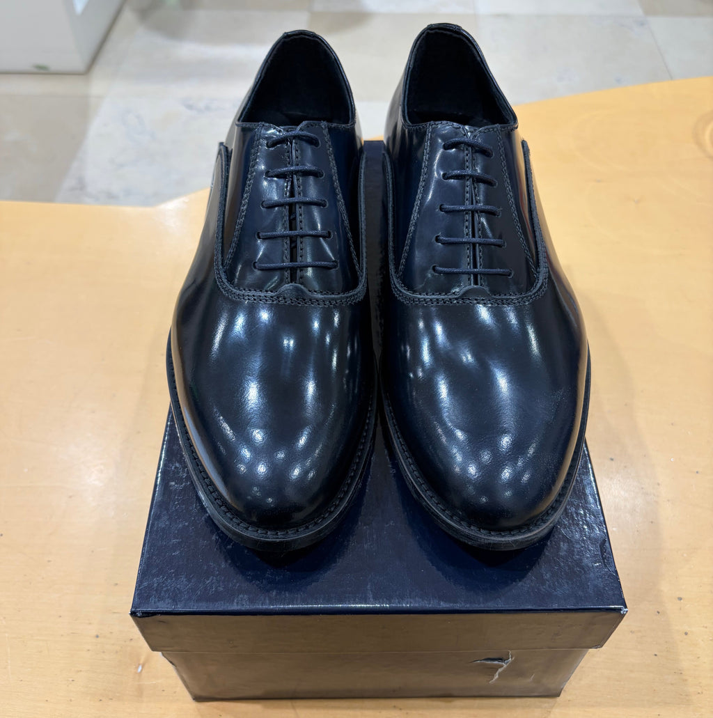 Scarpa elegante francesina blu notte