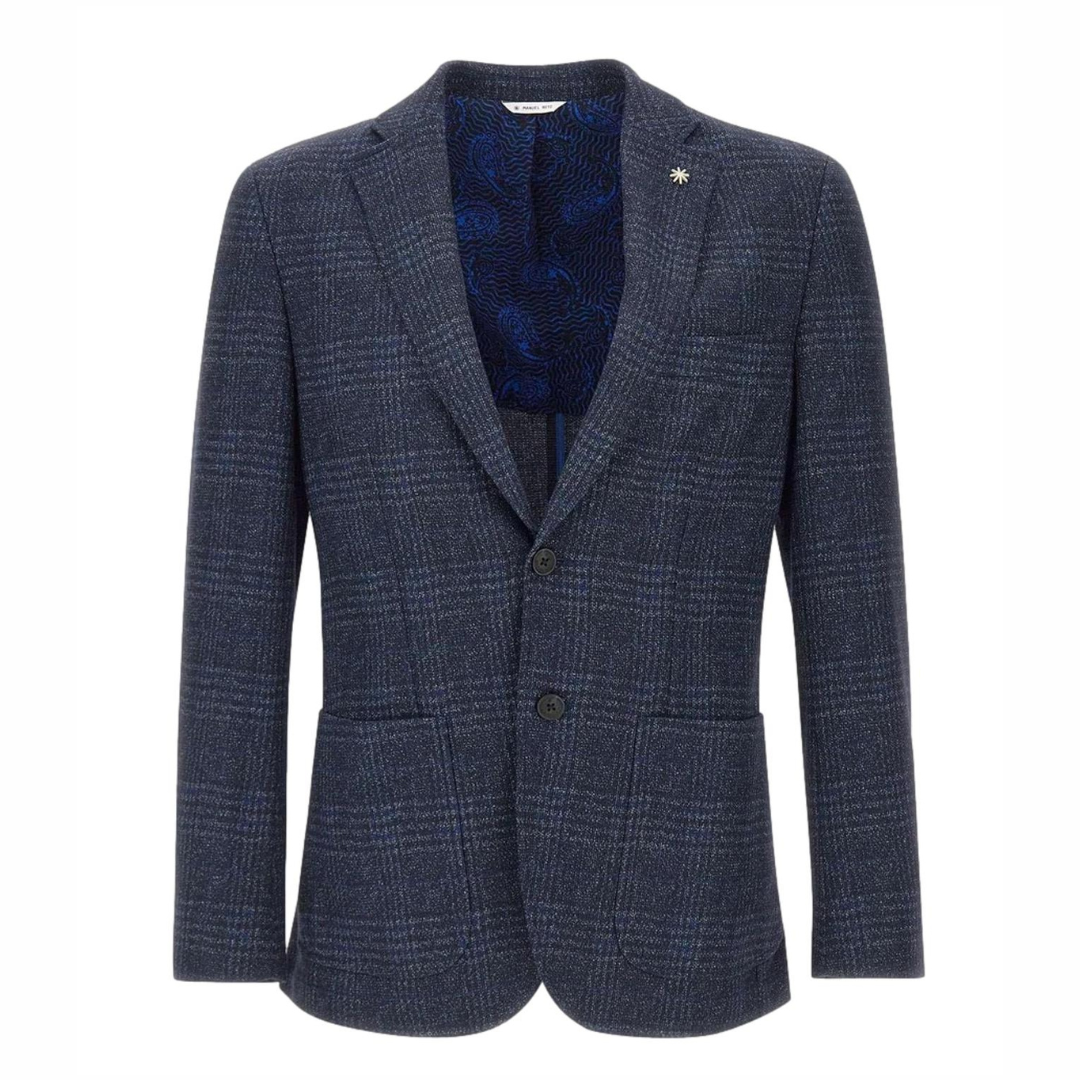 Giacca Blazer fantasia scura | Manuel Ritz