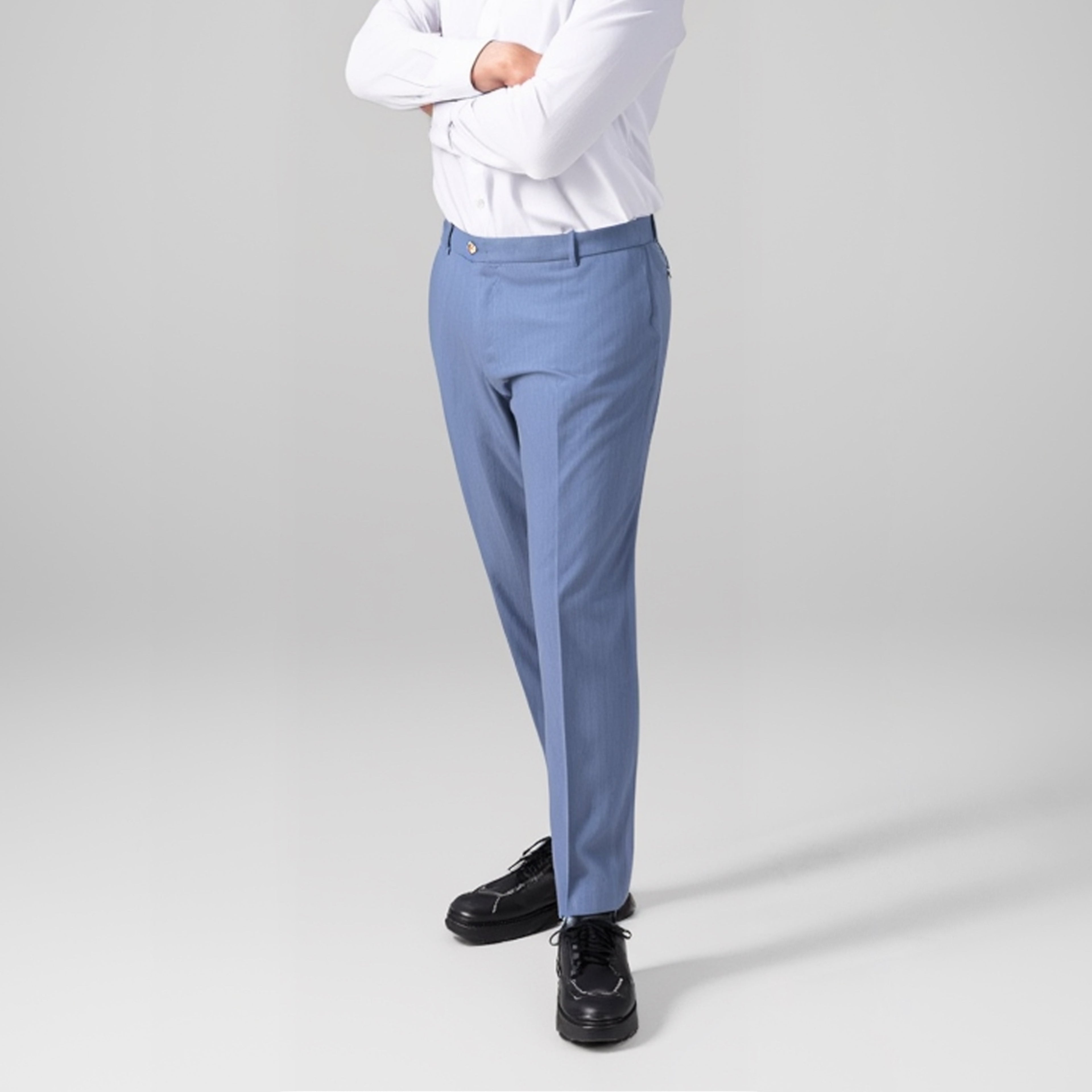 Completo Giacca e Pantalone azzurro bottoni incrociati | Guarinucci Napoli