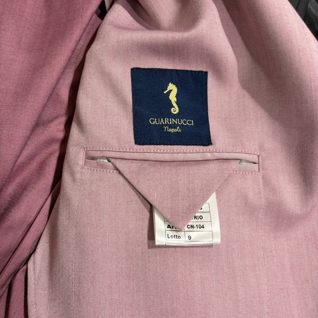 Completo Giacca e Pantalone rosa salmone bottoni incrociati | Guarinucci Napoli