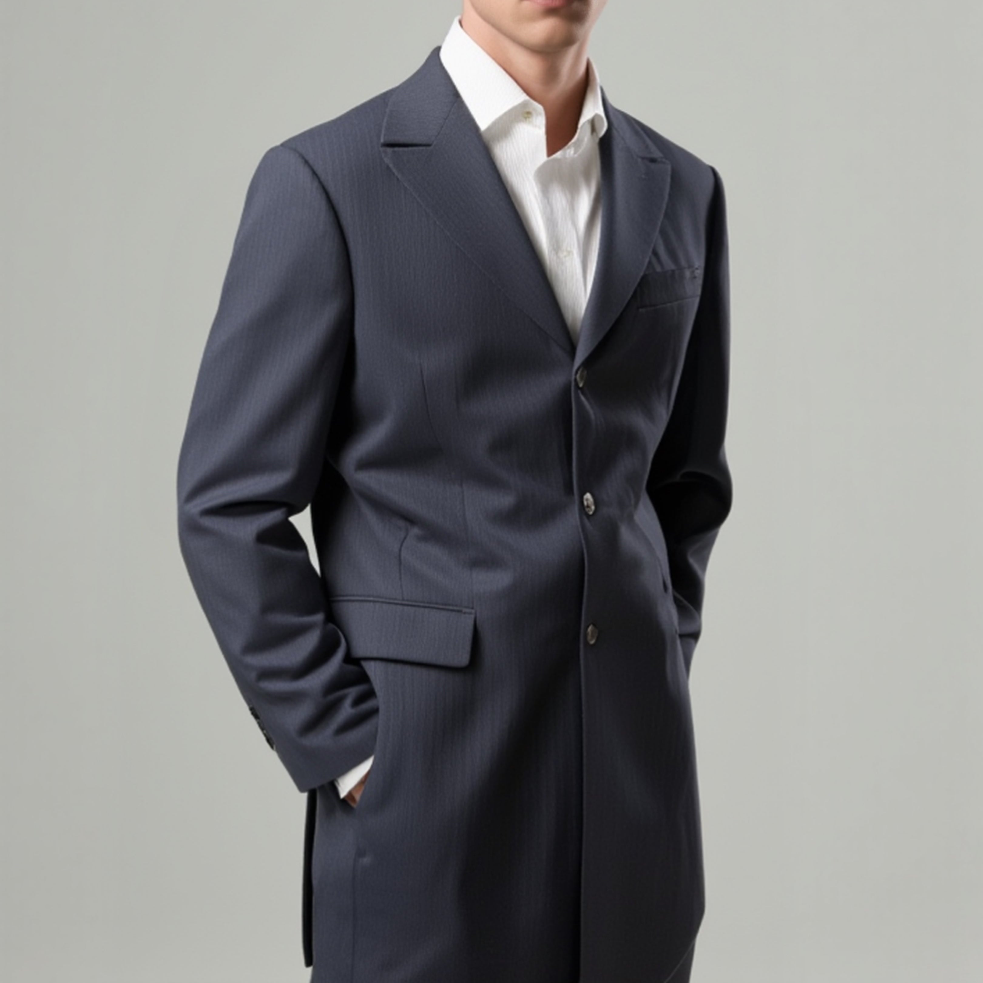 Completo Giacca e Pantalone elegante scuro | E . DI SANTO cerimonia