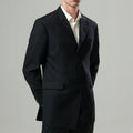 Completo Giacca e Pantalone nero elegante con riga verticale | E. Di Santo