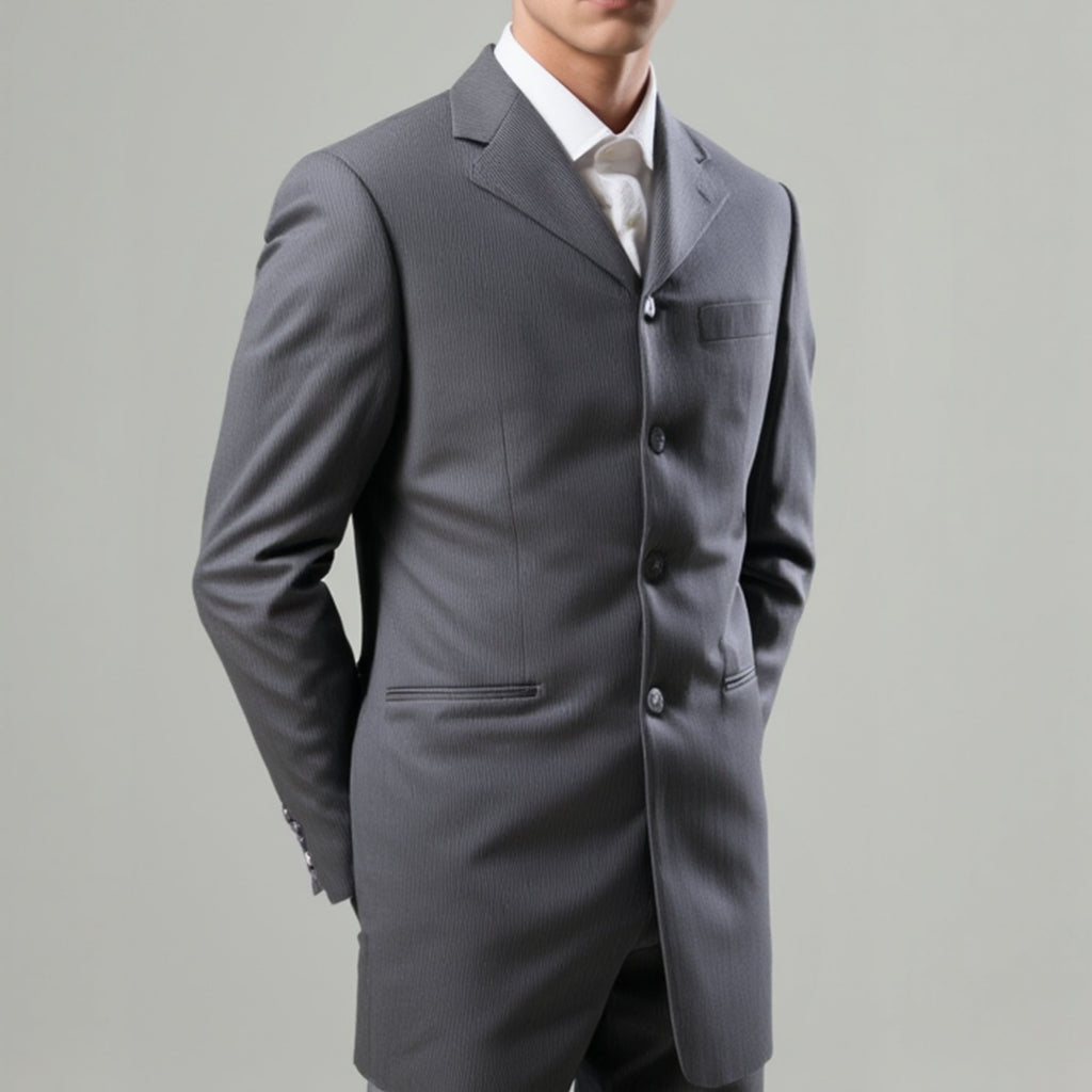 Completo Giacca - Gilette - Pantalone elegante grigio | E. DI SANTO cerimonia