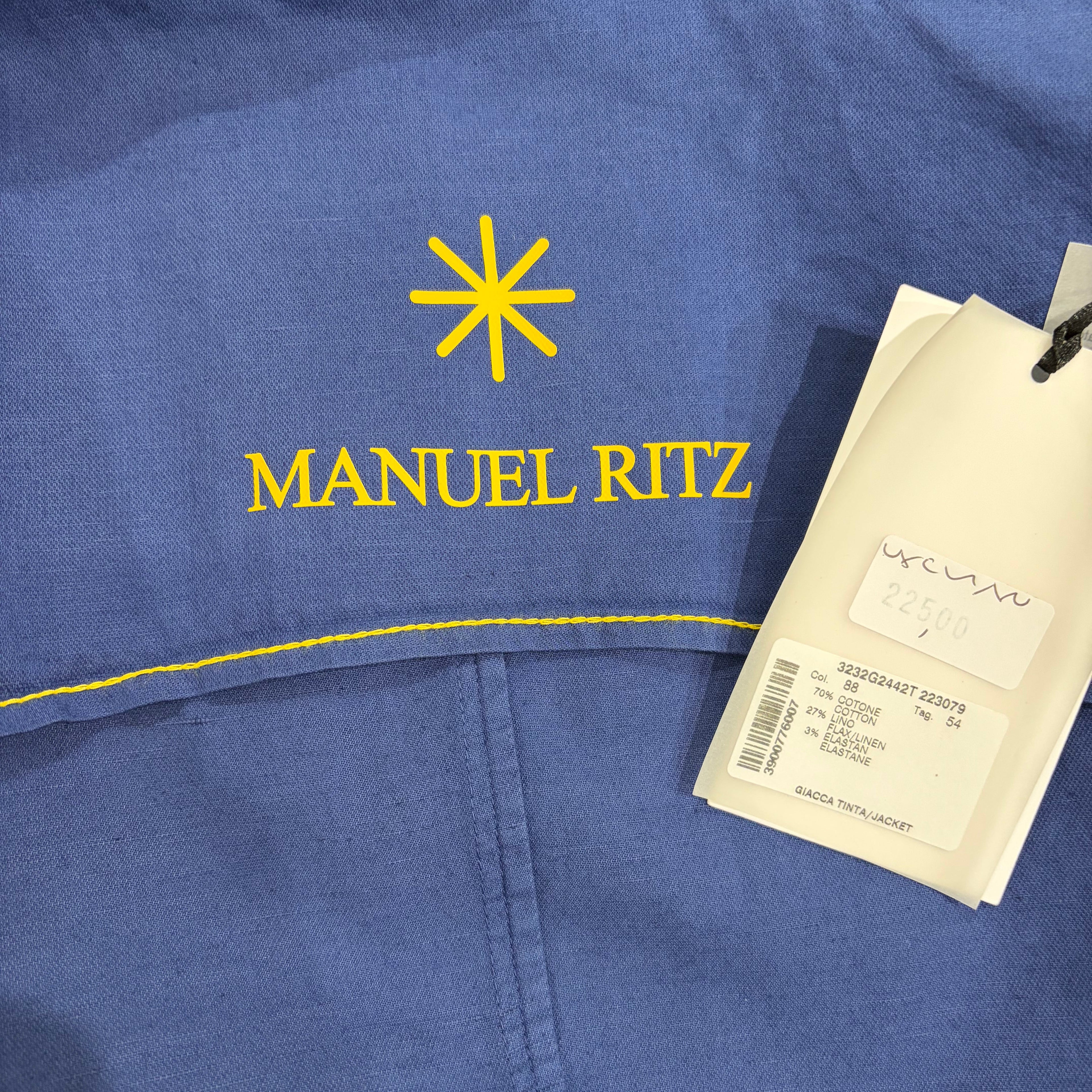 Giacca estiva blu acceso | Manuel Ritz