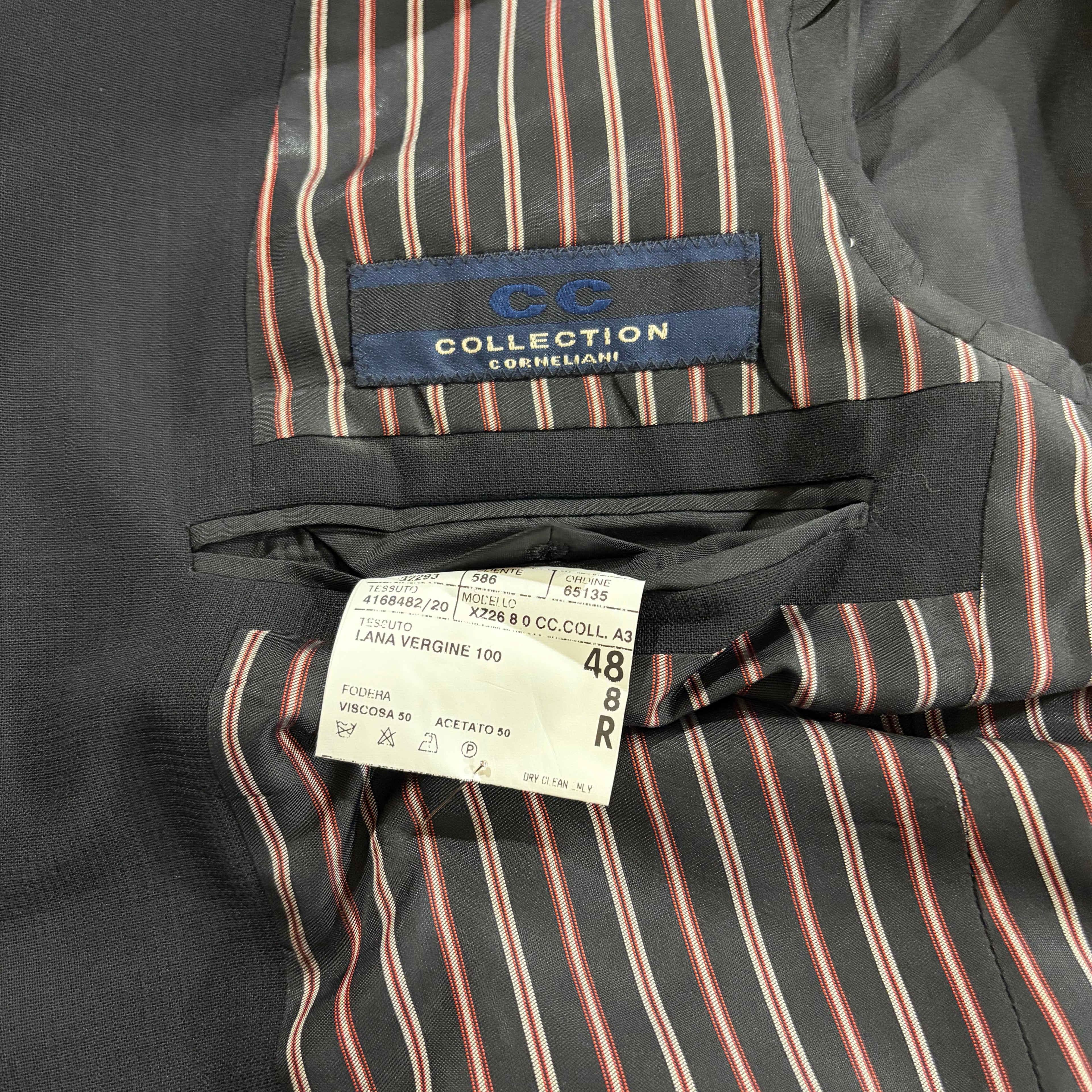 Giacca elegante nera Corneliani Collection