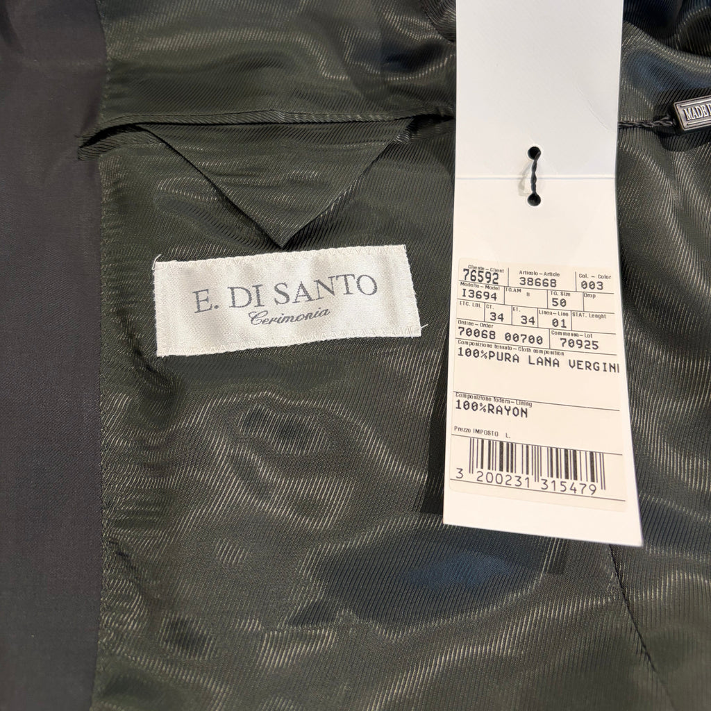 Completo Giacca e pantalone elegante nero lucido | E. DI SANTO