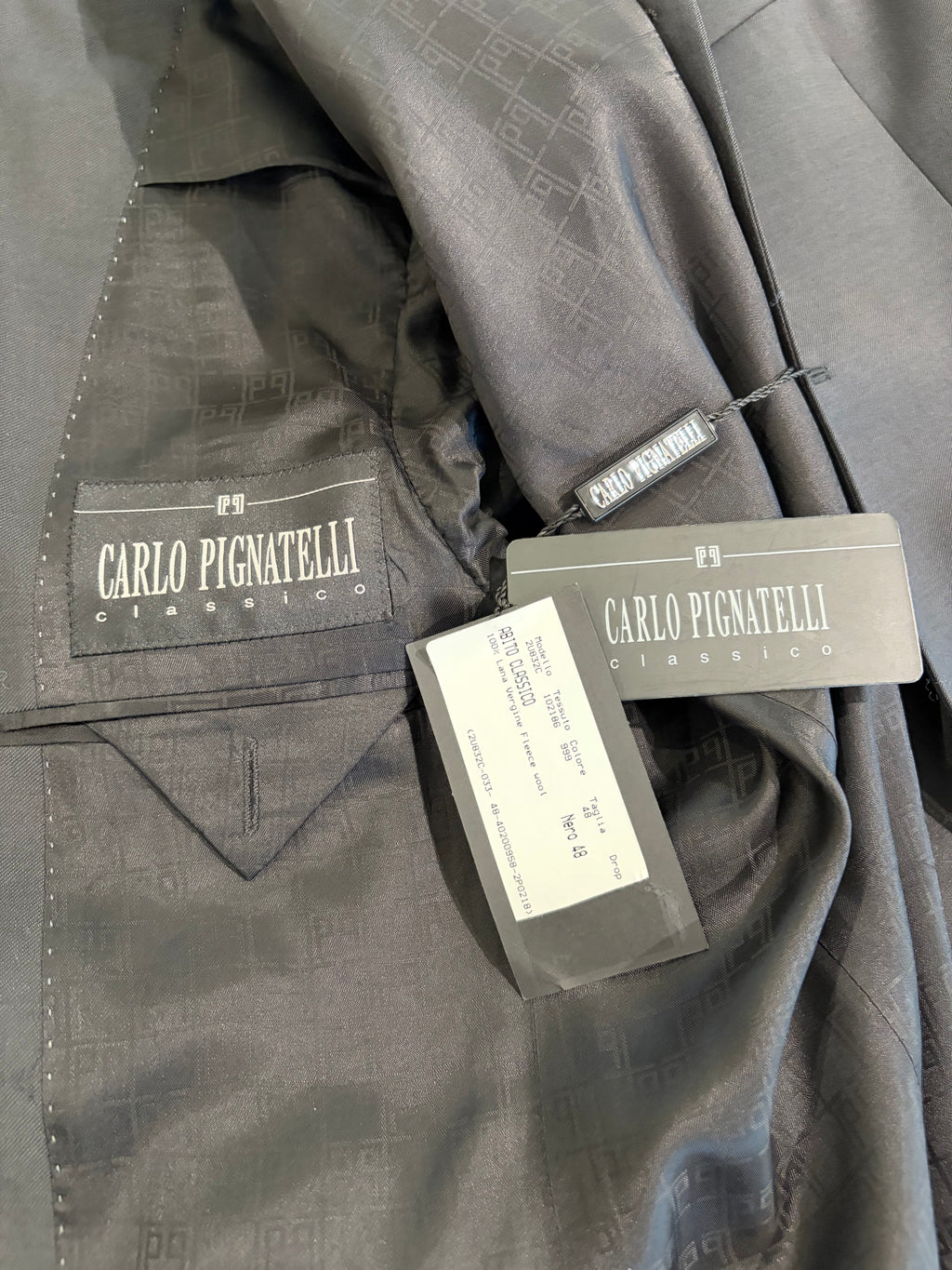 Giacca elegante nero classico | Carlo Pignatelli