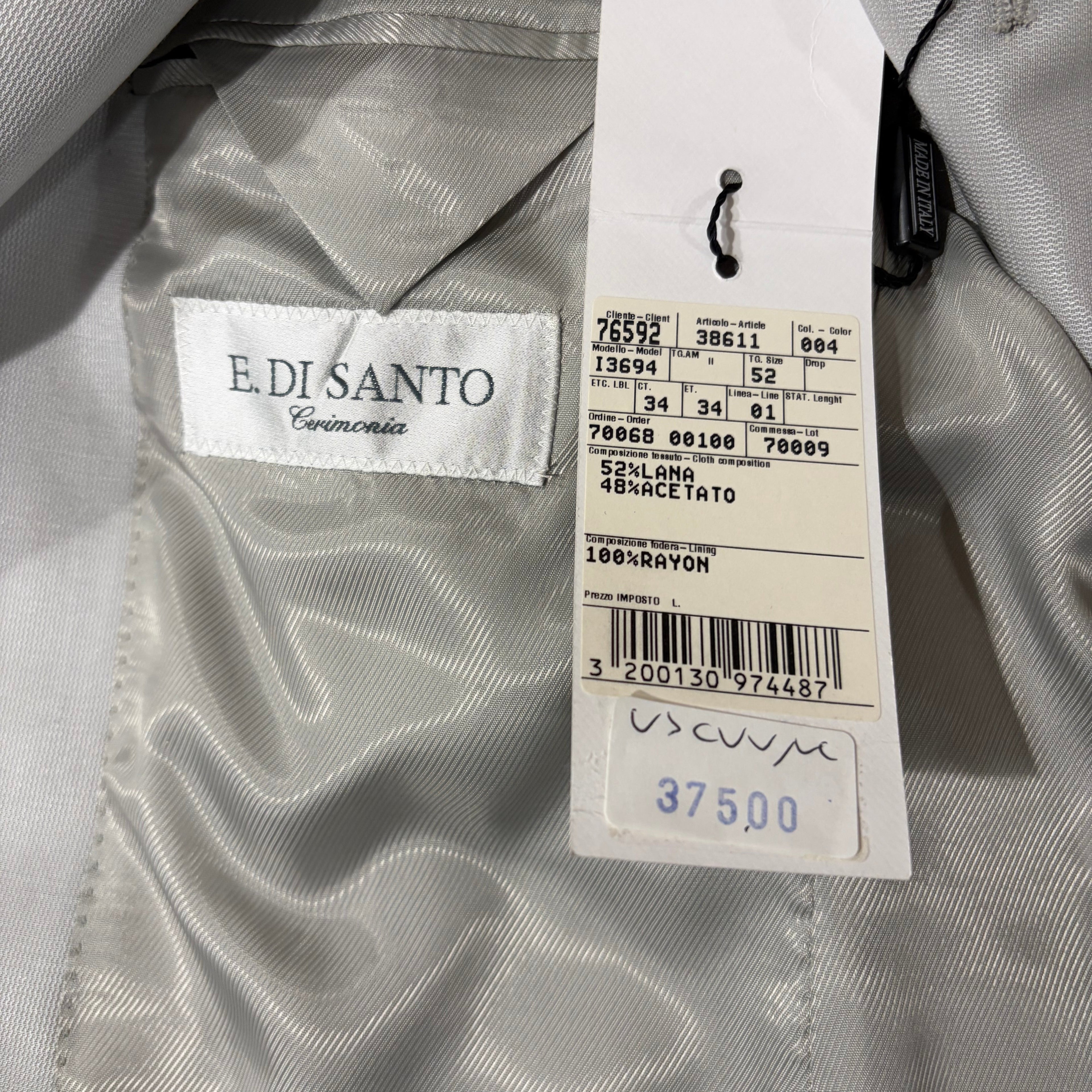 Completo Giacca e Pantalone chiaro | E. Di Santo