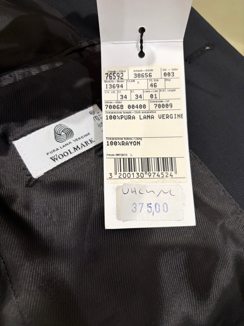 Completo Giacca e pantalone elegante nero | E. DI SANTO cerimonia