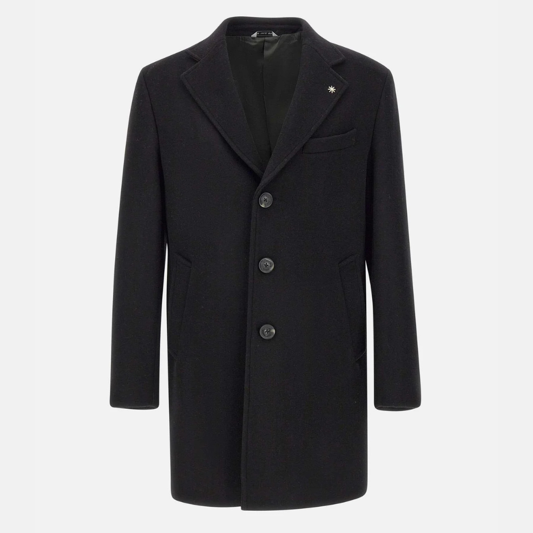 Cappotto in lana scuro | Manuel Ritz