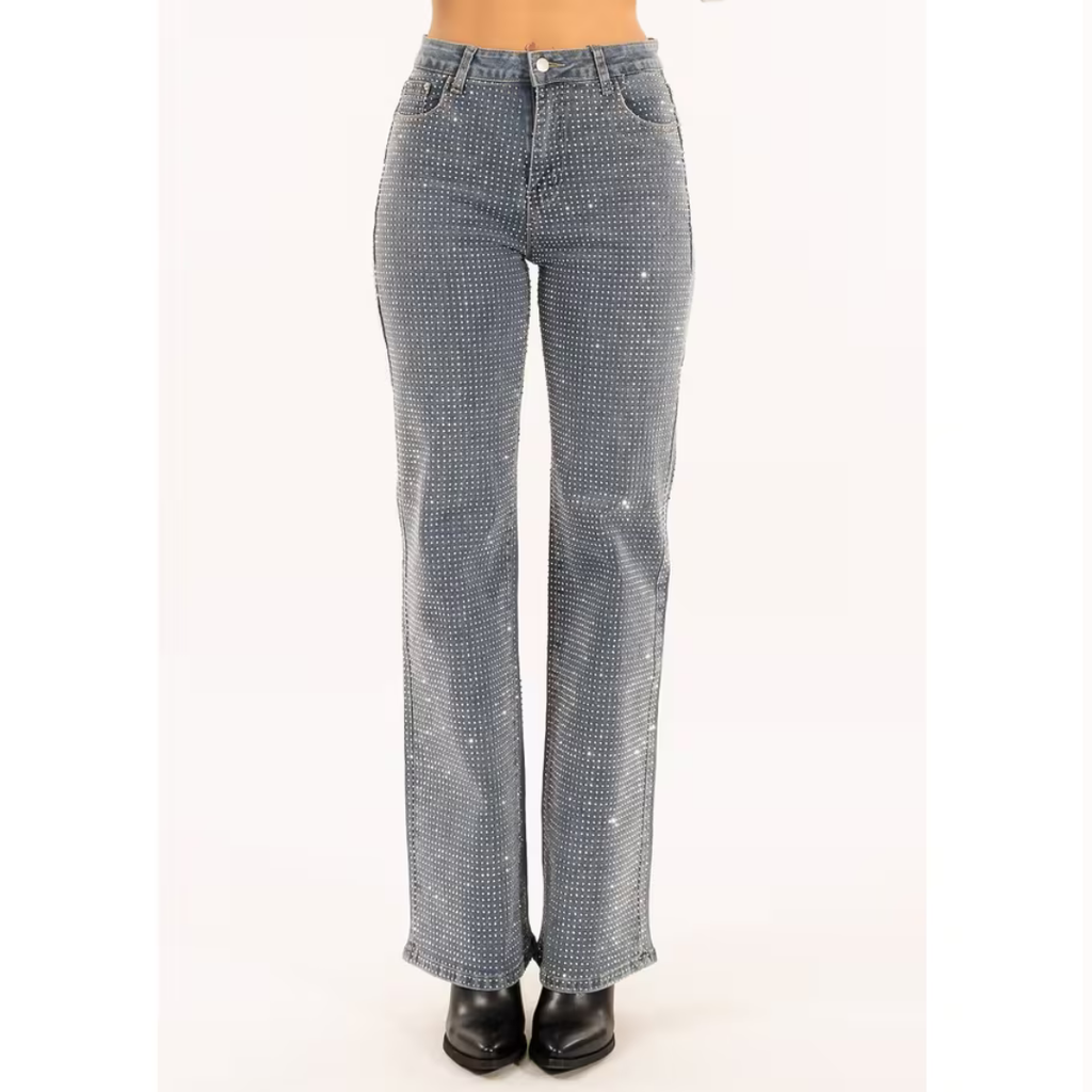 Jeans Denim con paillets | Kontatto