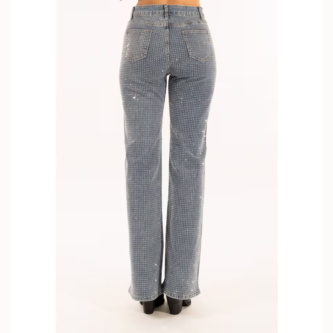 Jeans Denim con paillets | Kontatto