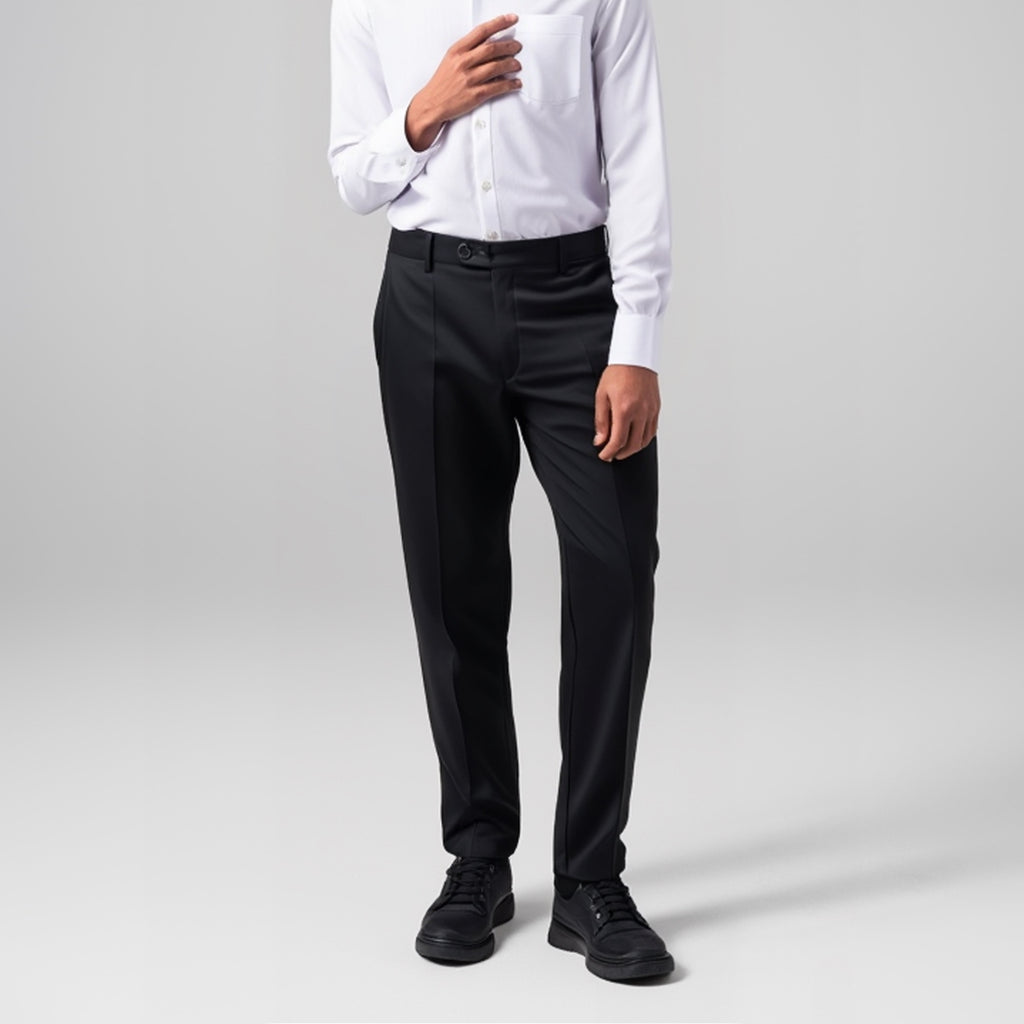 Completo Giacca e Pantalone elegante nero lucido | E. DI SANTO cerimonia