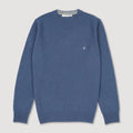 Maglione pura lana contrasto thunder | Brooksfield