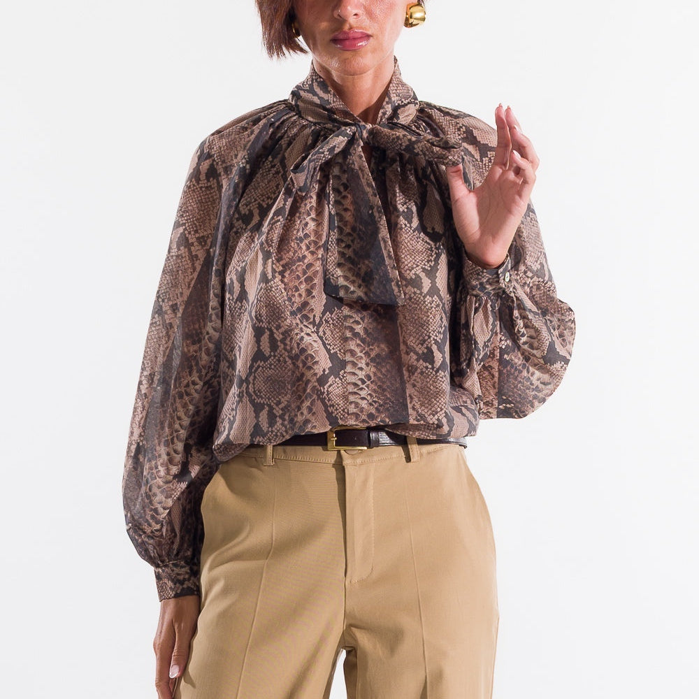 Camicia Fiocco floreale | Kontatto