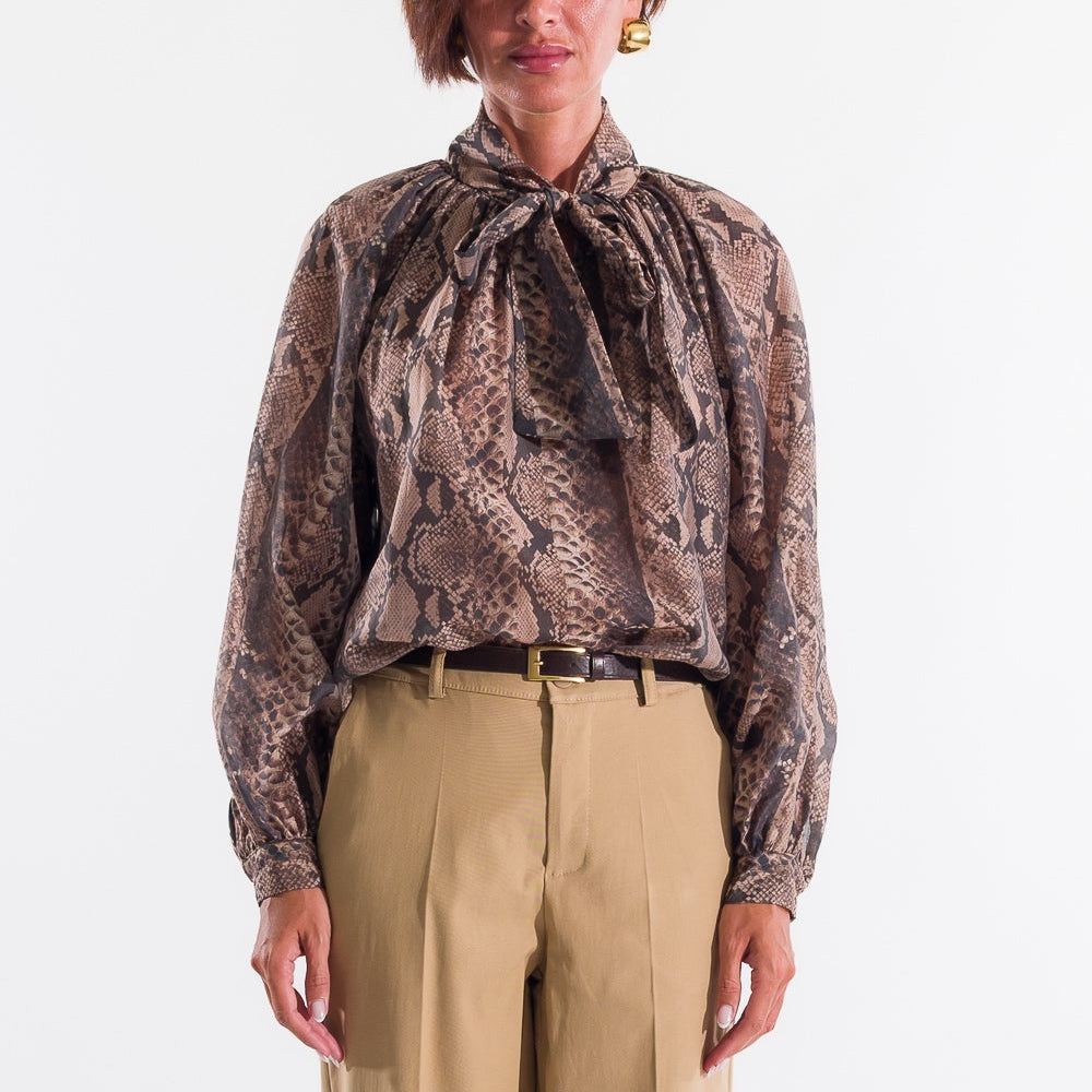 Camicia Fiocco floreale | Kontatto