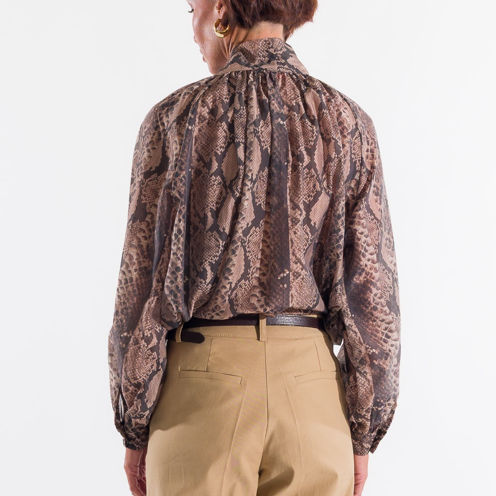 Camicia Fiocco floreale | Kontatto