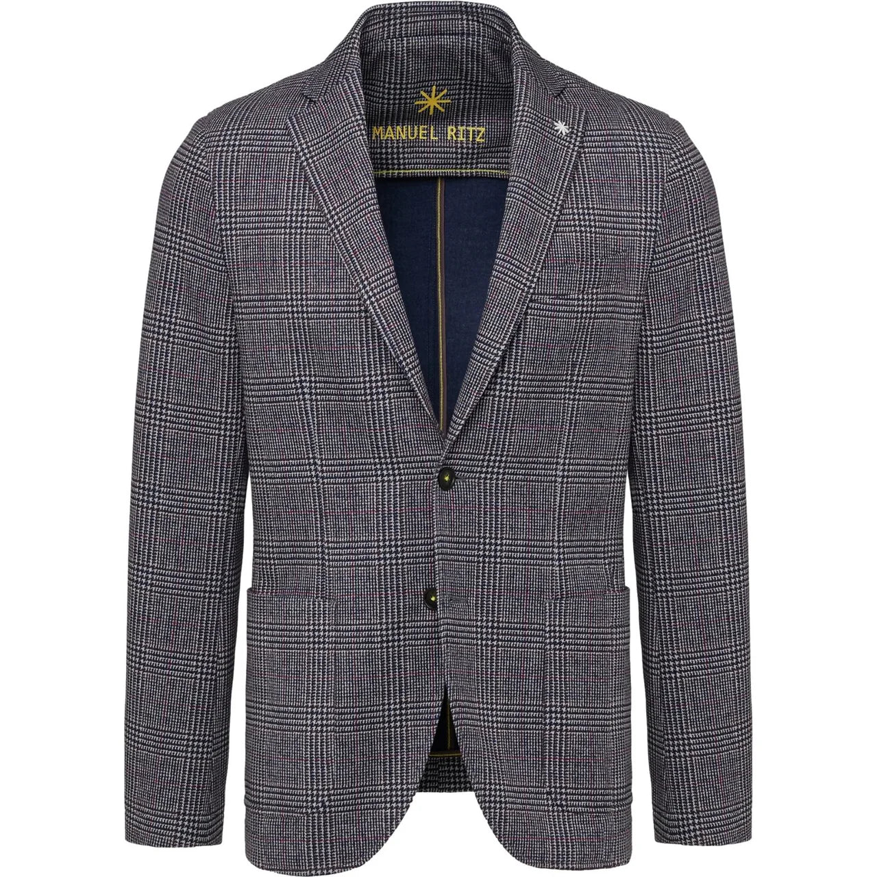 Giacca Blazer fantasia a scacchi | Manuel Ritz